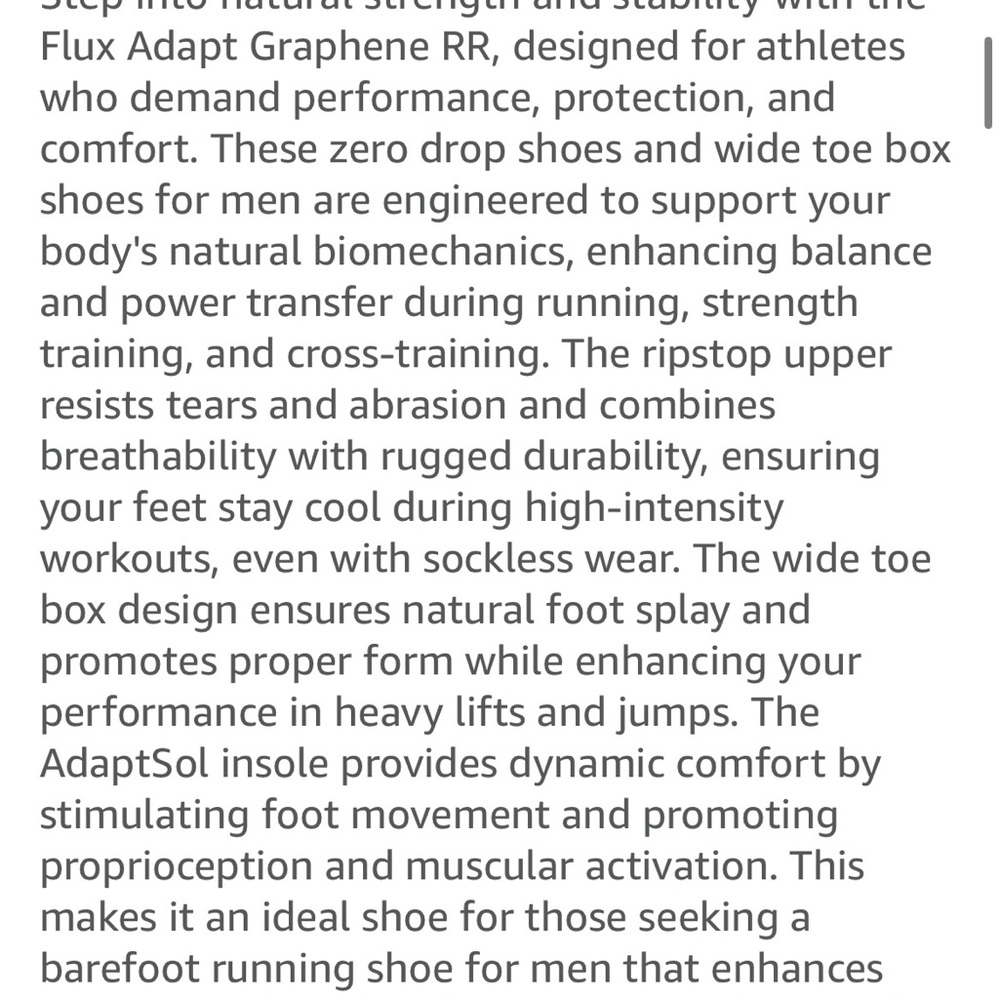 NWT!🎉 FLUX FOOTWEAR Adapt Graphene running shoe! - Picture 7 of 7